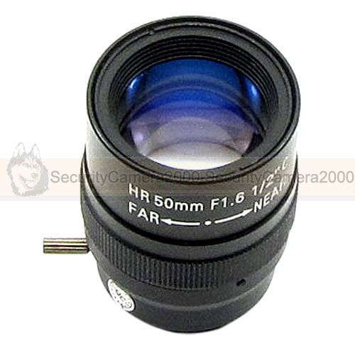 This is a 1/2 C Interface 50mm focus lens for cameras