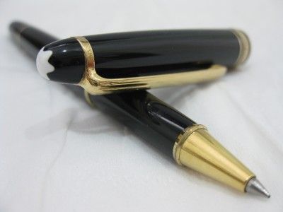   Meisterstuck Classique Black Resin & Gold, No. 163 Rollerball Pen